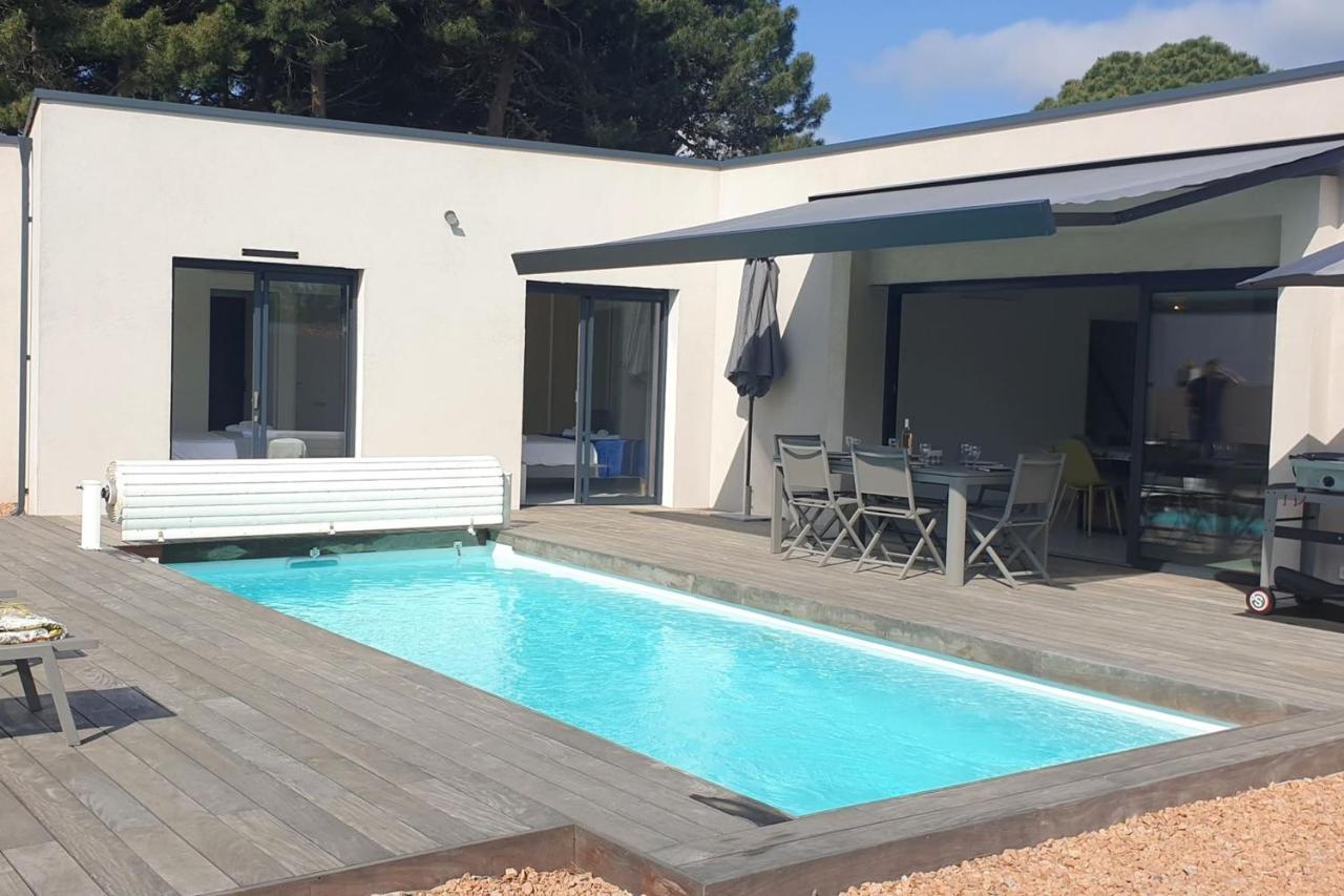 Villa Rossa 6 Pers Dans Residence Avec Piscine Chauffee Privee Леччи Экстерьер фото